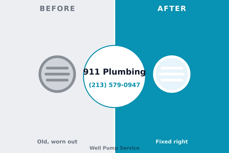 Before and after: plumbing repair Creve Coeur, MO